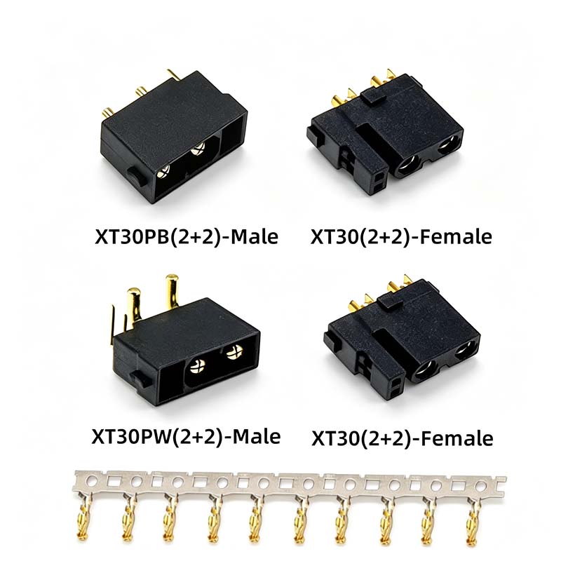 Drone Rc Signal - 5PCS Amass XT30(2+2)-F XT30PB(2+2)-M XT30PW(2+2)-M Gold