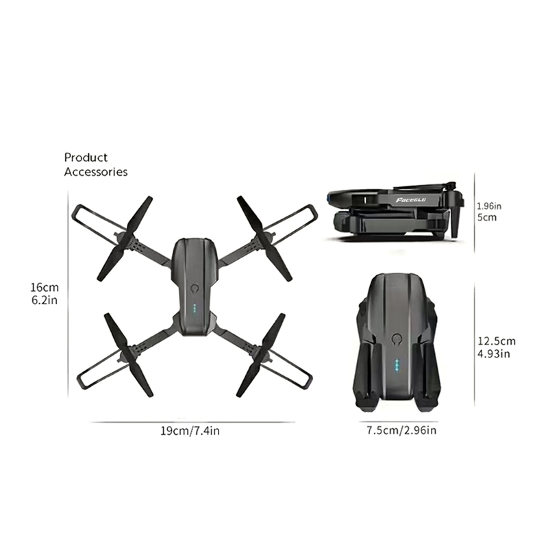 E99 Pro Mini RC Drone FACEGLE  - Drone Rc E99 Pro ulasan dan harga