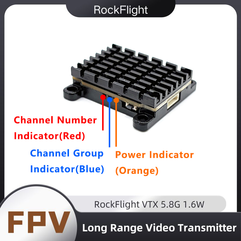 RockFlight TX663 VTX 5.8G 48CH - Drone Rc Controller ulasan dan harga