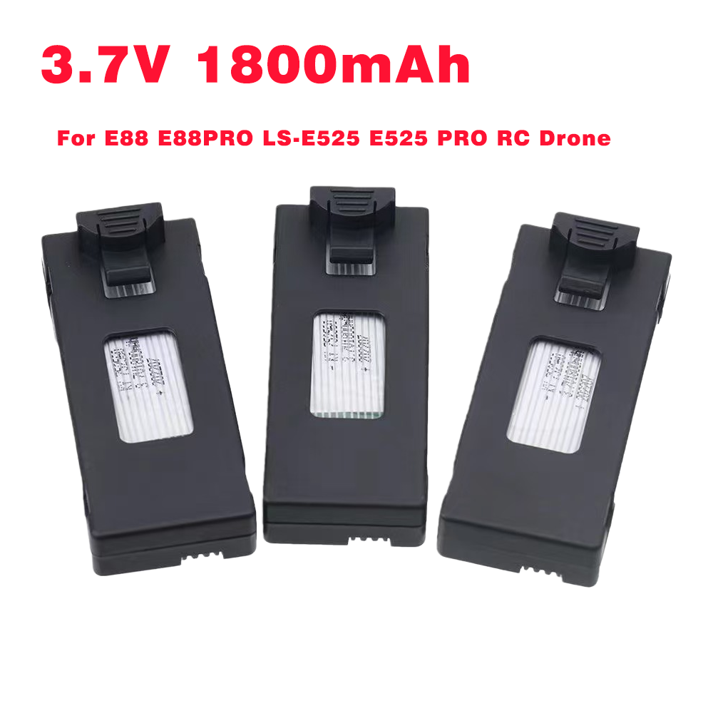 3.7V 1800Mah RC Drone Battery  - Rc Drone E88 ulasan dan harga