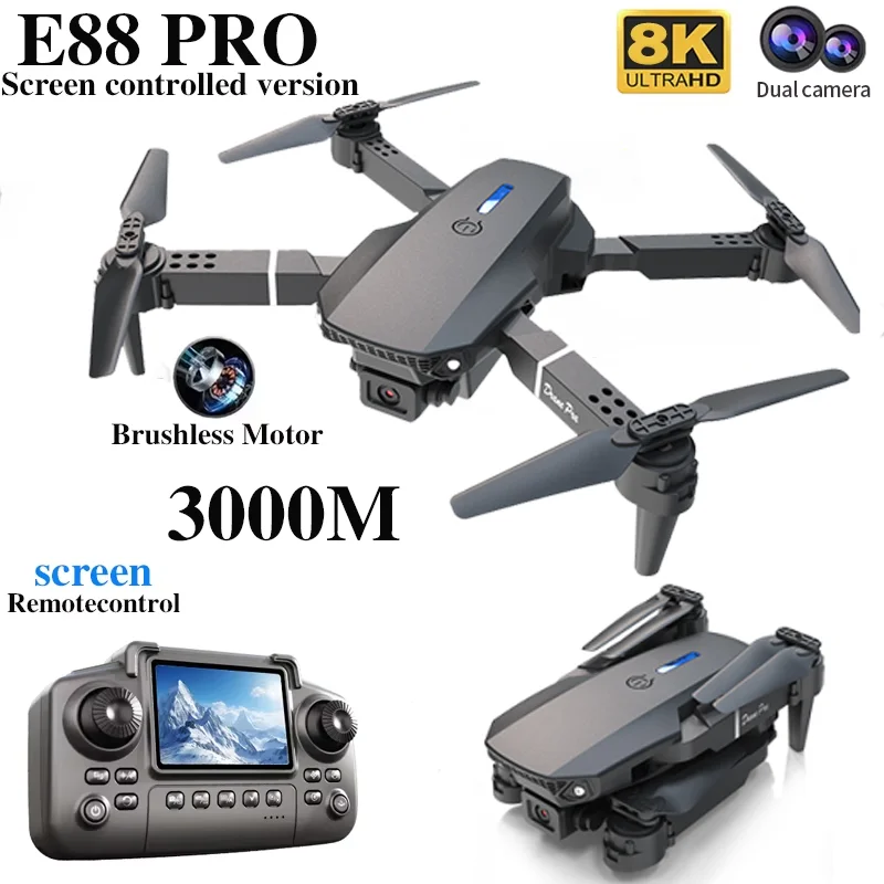 Professional E88 PRO Drone wit - Rc Drone E88 ulasan dan harga