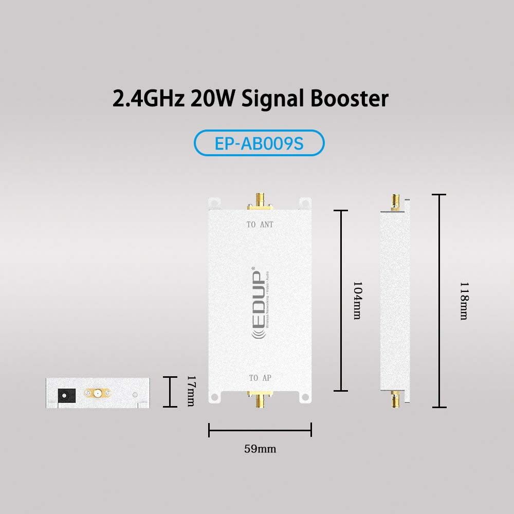 EDUP EP-AB009 2.4GHz 20W WiFi  - Drone Rc Signal ulasan dan harga