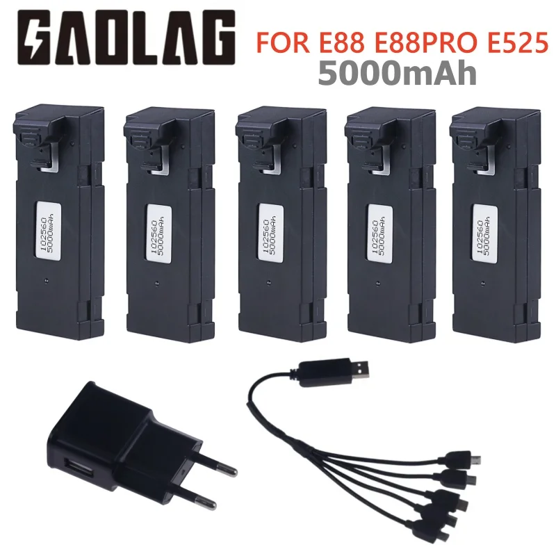 Original Rechargeable 3.7V 500 - Drone Rc E99 Pro ulasan dan harga