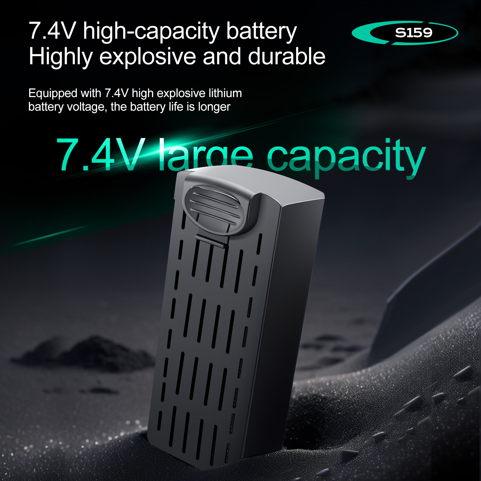 S159 Battery 7.4V 2200mAH S159 - Lyzrc Drone ulasan dan harga