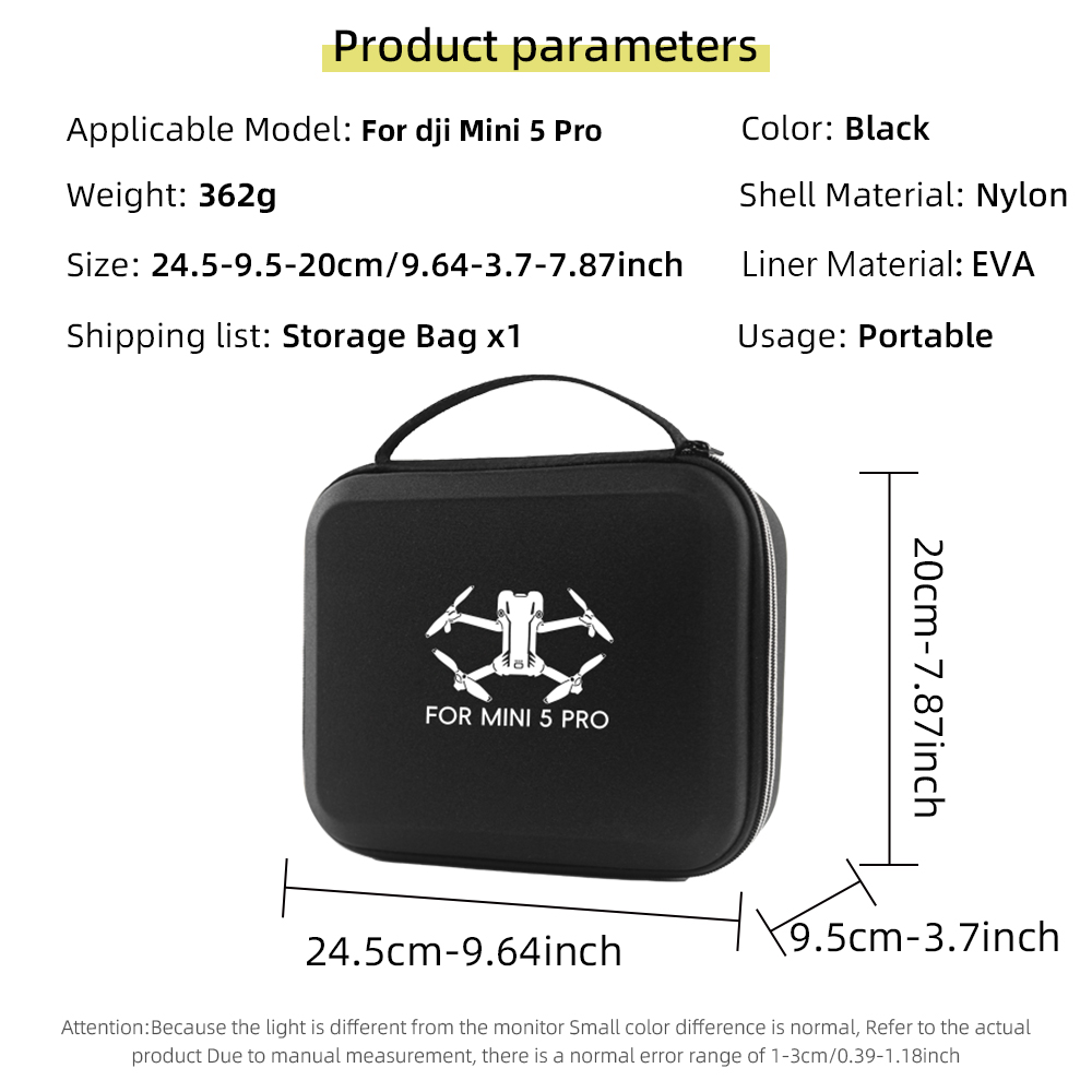Carrying Case For DJI Mini 5 P - Drone Rc Controller Cover ulasan dan harga