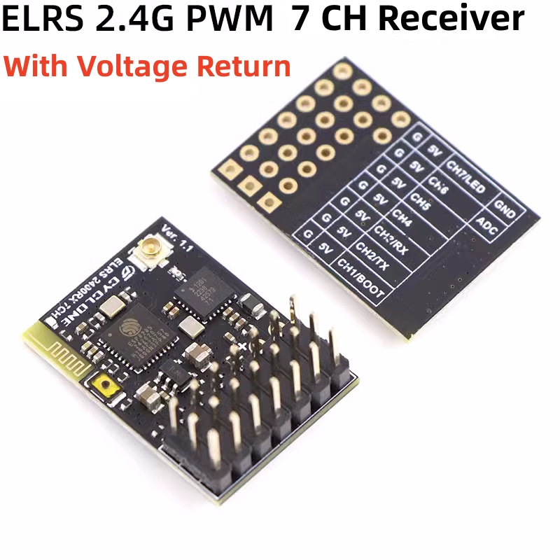 ELRS 2.4G PWM 7CH 6CH CRSF Rec - Drone Rc Car ulasan dan harga