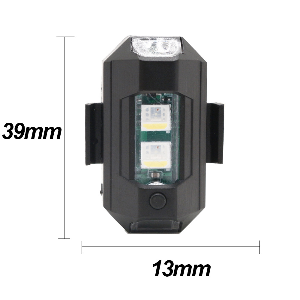 Motorcycle LED RGB Warning Lig - Drone Rc Signal ulasan dan harga