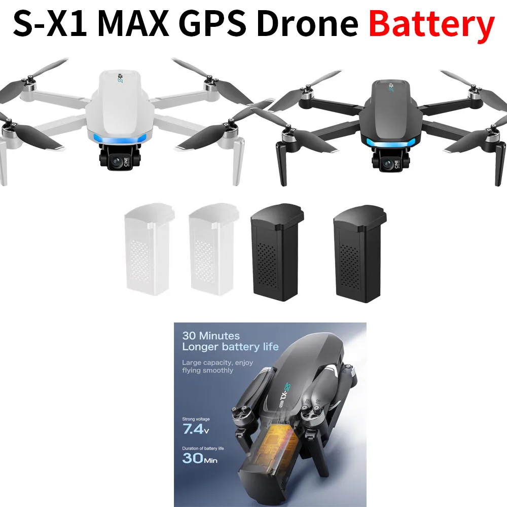 S-X1 MAX GPS Drone Battery 7.4 - Lyzrc Drone ulasan dan harga
