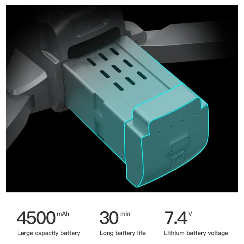 7.4V 4500mAh L600 Pro Max Batt - Lyzrc Drone ulasan dan harga